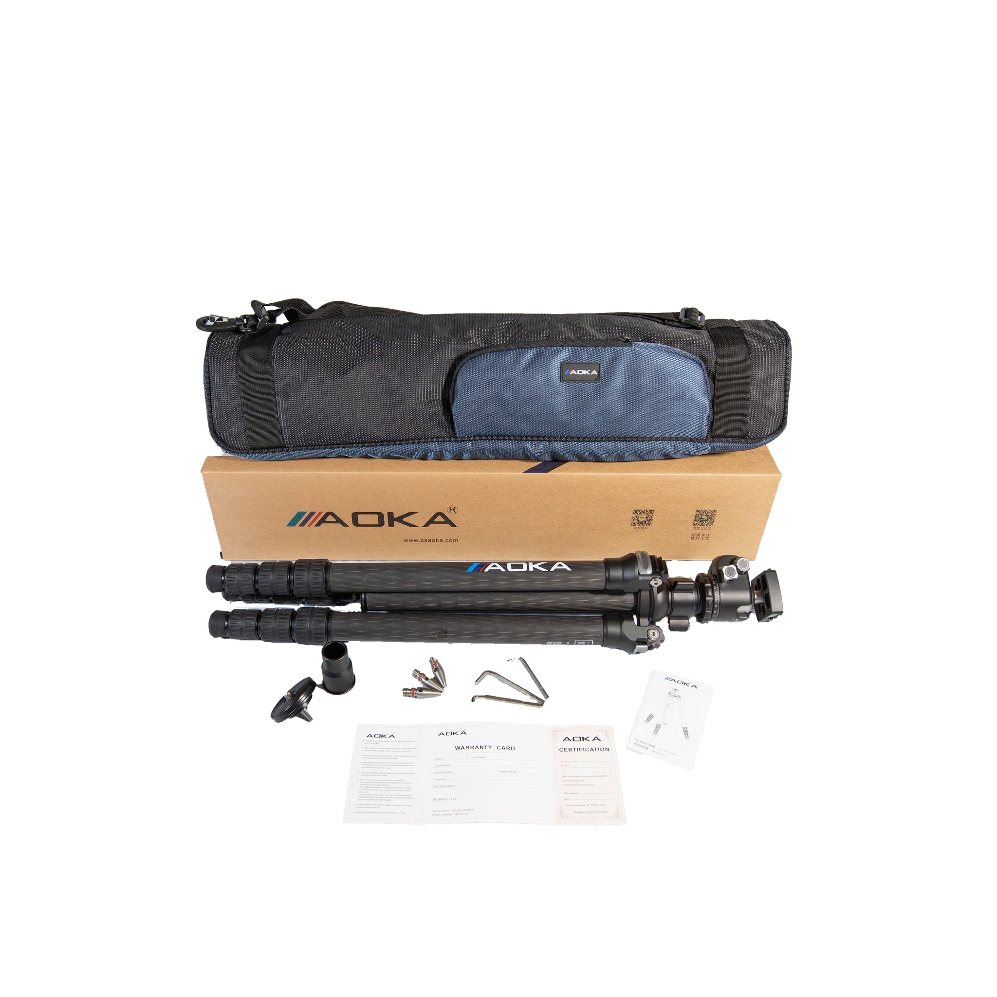 AOKA KG324C＋BH40 大型トラベラー三脚＋自由雲台 – AOKA-Tripod